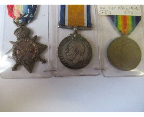 Private E Jelfs, Worcester Regiment 14/15 Star Trio