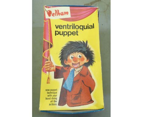 A Pelham ventriloquist's puppet 'Fido the Lion'&nbsp; boxed 