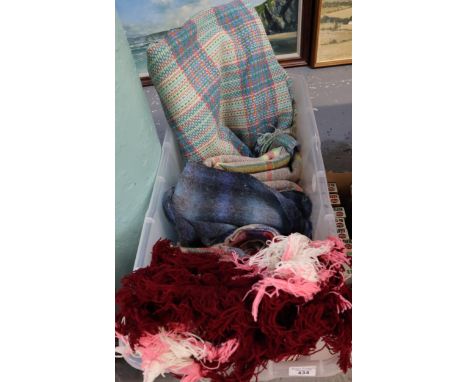 Collection of five vintage checked and other design blankets. (5)  (B.P. 21% + VAT)