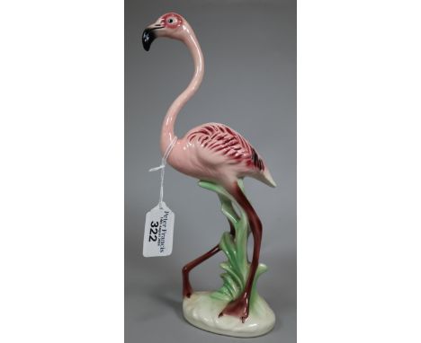 Goebel West German ceramic study of a Pink Flamingo. (B.P. 21% + VAT)&nbsp;&nbsp;NO IN-HOUSE SHIPPING ON THIS LOT