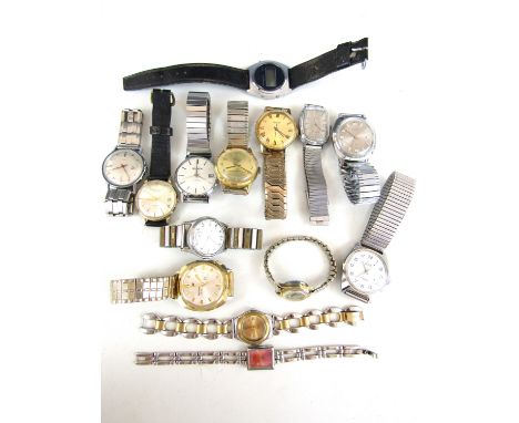 Various gents and ladies' vintage wrist watches including Sekonda, Lonstar and Timex etc