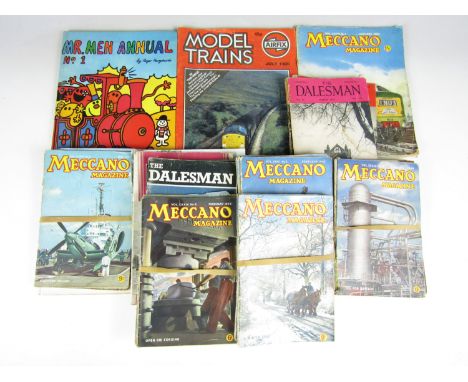 Sundry vintage journals including Meccano Magazine