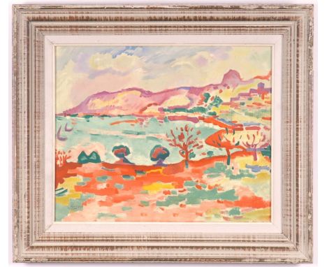 GEORGES BRAQUE, L’Estaque, signed in the plate, lithograph on Arches paper. Edition:1000 - 1972, printed by Mourlot, vintage 