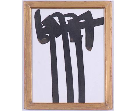 PIERRE SOULAGES, original lithograph, Abstract, 1970, published in Xxe Siecle, 36cm x 29cm.  (Subject to ARR - see Buyers Con