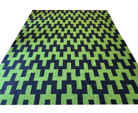 JONATHAN ADLER FLATWEAVE CARPET, 305cm x 246cm. 