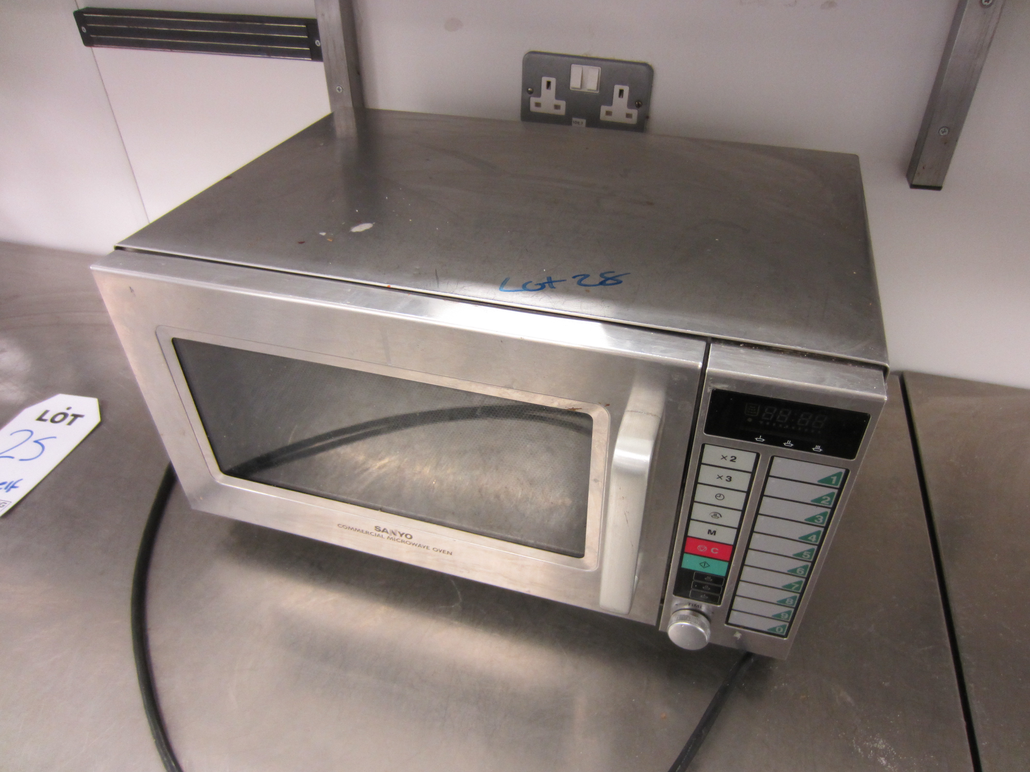 Sanyo Stainless Steel Commercial SANYO STAINLESS STEEL Microwave Oven