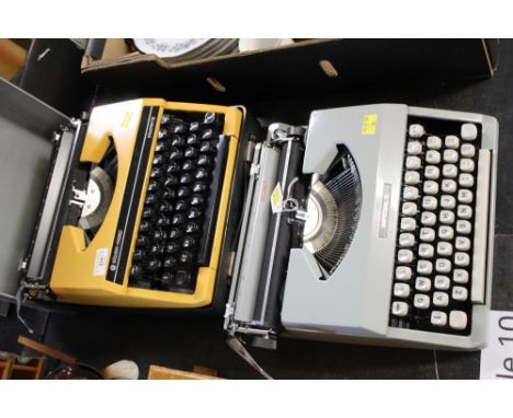 Silver-Reed Silverette typewriter and Imperial typewriter 