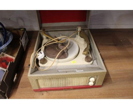 A Dansette record player 