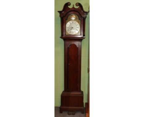 An oak thirty hour longcase clock, signed Timy Richardson, Darlington, circa 1780