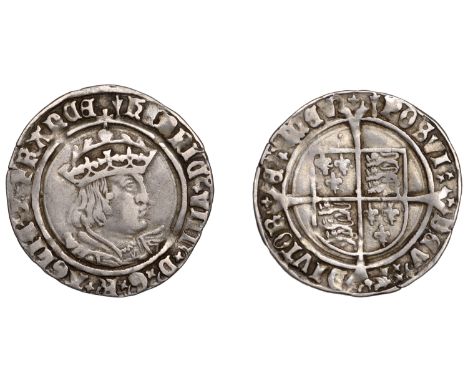 Henry VIII (1509-1547), Second coinage, Groat, Tower, mm. arrow, bust D, saltires in forks, 2.69g/4h (N 1797; S 2337E). Good 