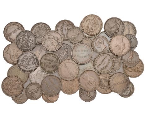 Australia, VICTORIA, Geelong, R. Parker, Pennies (14) (G 216 [2], 216a [6], 216d, 216f, 217 [3], 217a; A 409-10, 413, 416-18)