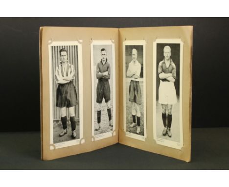 Football Trade Cards - Topical Times Footballers Panel Portraits, coloured (1936, full set 16/16) &amp; b/w (1938, 12/28) in 