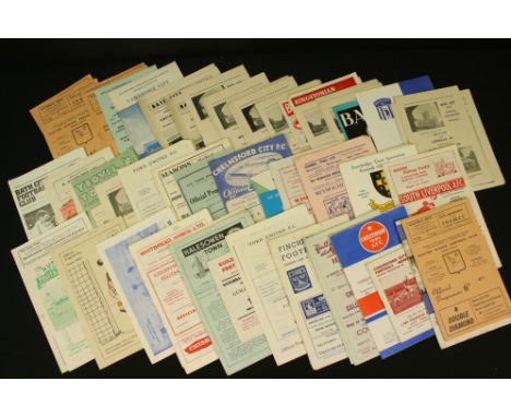 Football Programmes - Approx. 80 non league programmes, mostly 1960s, a few earlier, many different clubs, to include Chelmsf