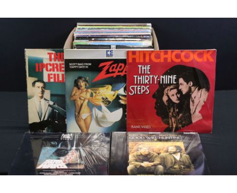 Approx. 30 laser discs mostly feature films, to include Good Will Hunting, The Ipcress File, The Thirty-Nine Steps, The Wild 