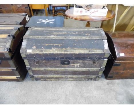 A domed top trunk