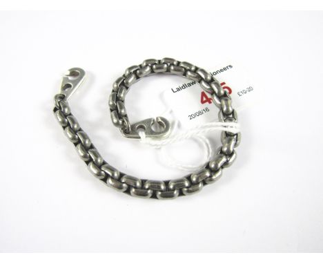 A man's titanium bracelet