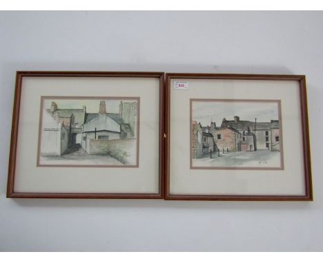 D*** J*** R*** (late 19th / early 20th Century) Two watercolours of Wigton