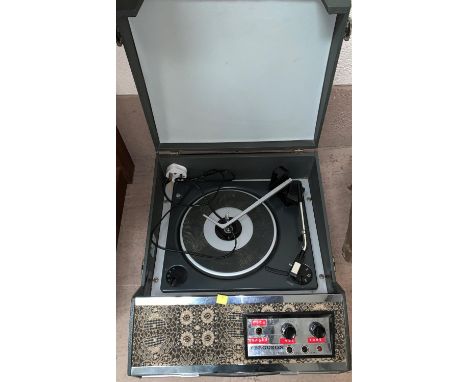 A 1960's Ferguson portable record player, sold as a collector's item only 