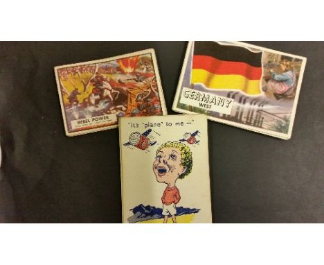 TRADE, part sets with duplication (some heavy), inc. A&BC Gum, Man on the Moon, Civil War News, Flags, The Beatles; Anglo Cap