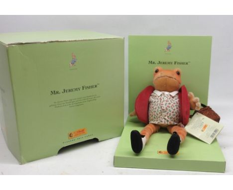 Steiff 'Mr. Jeremy Fischer' No.00683, with box A/F, H20cmShipping £38.00 plus vat (UK Only)