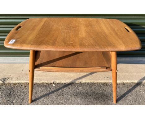 Ercol light/natural finish butler's tray table, model 457, H45cm W72cm D45cmShipping POA  https://www.bradleys.ltd/quotation-