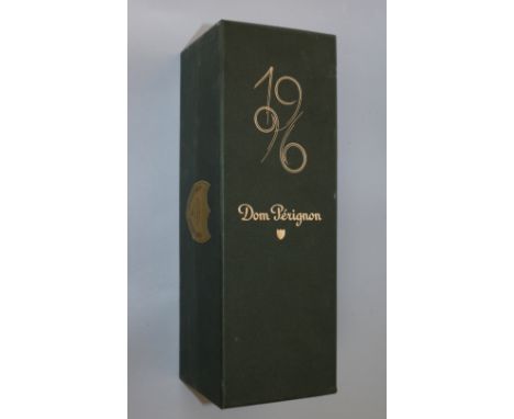 One bottle 1996 Dom Perignon Champagne, 75cl, in original boxShipping £33.00 plus vat (UK Only)