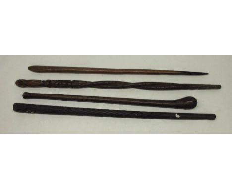 Shillelagh, Aboriginal digging stick, African barley twist walking stick, entwined snake walking stick (4)Shipping £68.00 plu