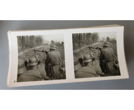 Collection of RAF and WWII memorabilia and ephemera, including a collection of WWII German propaganda stereographic photograp