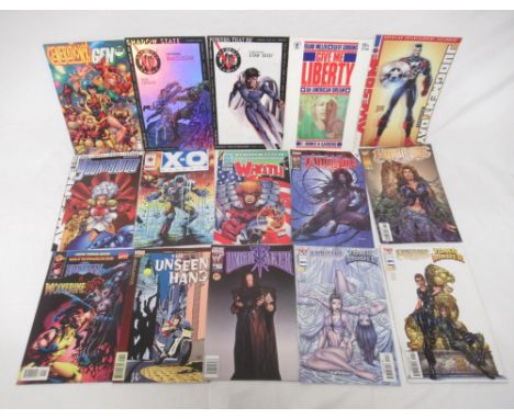 Large mixed collection of comics from various publishers such as Marvel, Valiant, Image, Dark Horse, Top Cow, etc. to inc. Wi