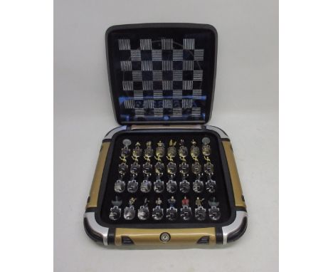 Franklin Mint, Star Trek: The Next Generation 10th Anniversary chess set, complete, W44cmShipping £38.00 plus vat (UK Only)