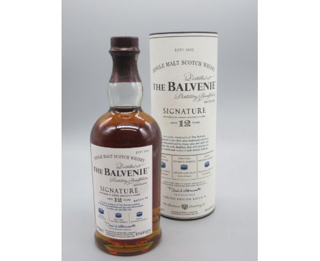 The Balvenie Signature 12 Year Old Single Malt Scotch Whisky Limited Edition Batch #4, 70cl 40%Shipping £33.00 plus vat (UK O