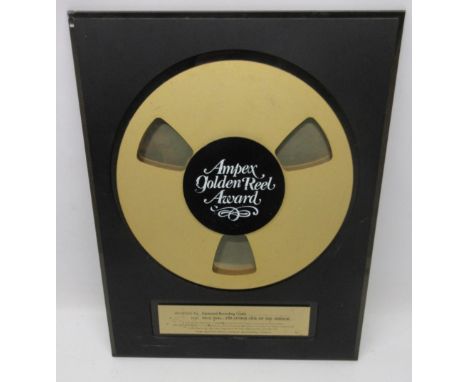 Ampex Golden Reel Award, awarded to Farmyard Recording Studio for Stevie Nicks 'The Other Side of the Mirror'Shipping £48.00 