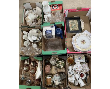 Various collectables and ceramics, incl. Sport in Miniature cricketing figures, Franklin Mint John Wayne figures, Nao figure,
