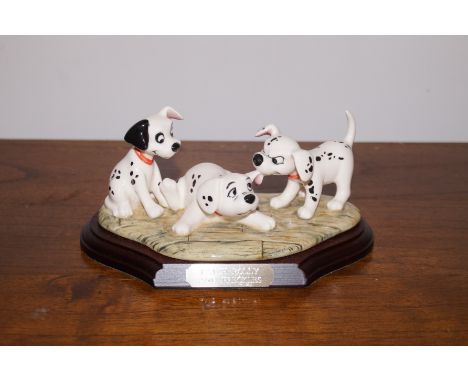 Royal Doulton 101 Dalmatians Patch, Rolly &amp; Freckles 2991/3500
