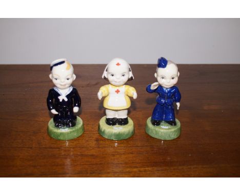 3 Carlton Kids Airman, Sailor &amp; Nurse Limited Edition 