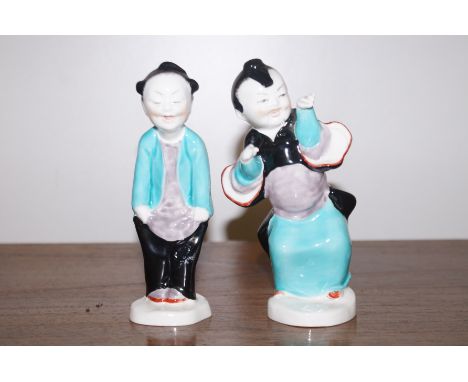 2 Royal Worcester figures of Chinese men