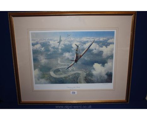 A print 'Defenders of the Realm' by Geoff Hunt, 20'' x 15''.