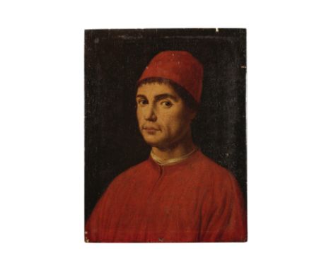 D'après Antonello de Messine, XVIIIe sièclePortrait d'homme huile sur panneauoil on panel38 x 28.9cm (14 15/16 x 11 3/8in).Fo