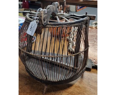 Vintage Sasak bird cage, probably from Indonesia.  (B.P. 21% + VAT)
