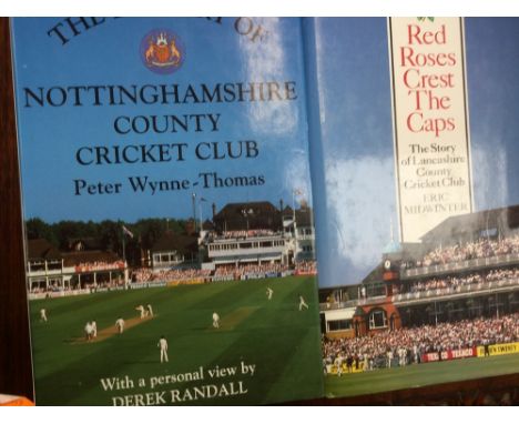 Books: 'History of Nottinghamshire CCC', signed by 26 players, C. Rice, B. French, D. Randall, Sir R. Hadlee, Gary Sobers. 'R