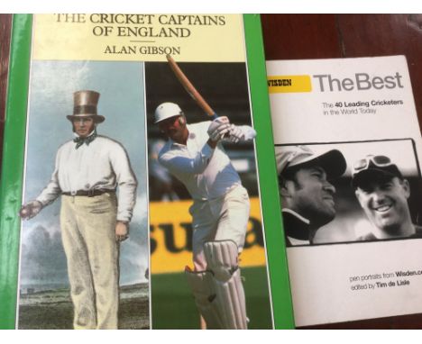 'The Captains of England', signed by 56 England players which include 22 captains of England, '40 Leading Cricketers in The W