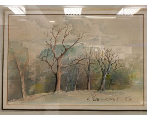 A pair of watercolours, signed signed by R. Bemrose 1984
