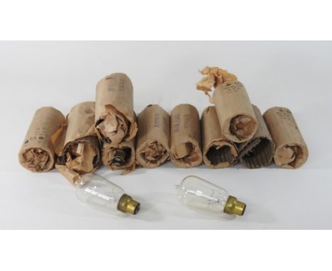 A collection of ten Efesca vintage wire filament light bulbs, 20 watts
