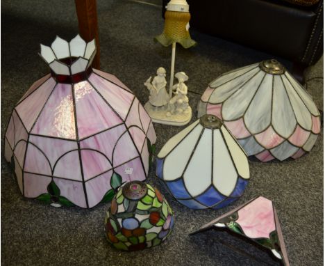 Lighting - Tiffany style lamp shades;  etc 