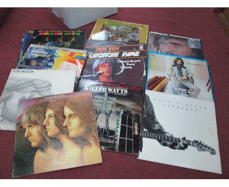 A Selection of Twenty-Five LP's, artists include Moody Blues, Santana, Eric Clapton, Progress, Jimi Hendrix, Emerson Lake and