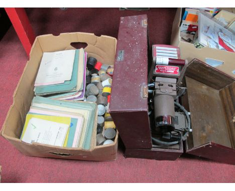 1940s/50s Education Booklets and Strip Films and Kershaw Daylight strip projector.
