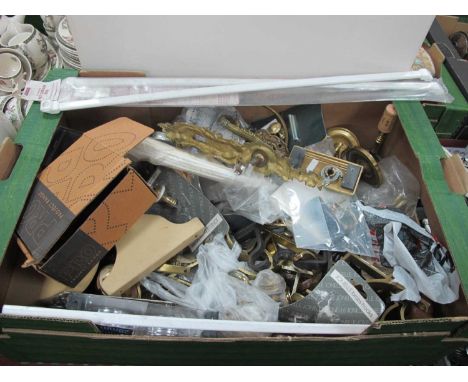 Brass Door Handles, lion door knocker, other fittings.