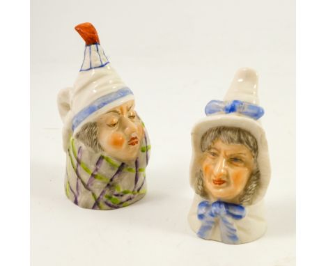 2 ROYAL WORCESTER SNUFFERS