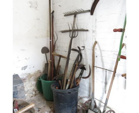 MISC. OLD GARDEN TOOLS