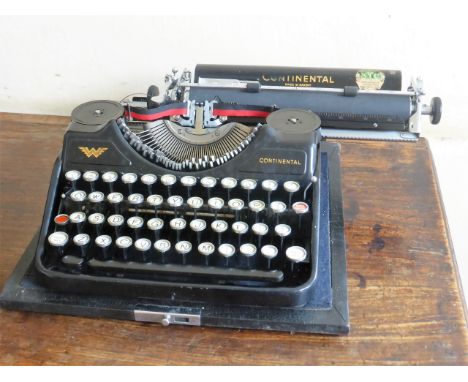 VINTAGE CONTINENTAL TYPEWRITER